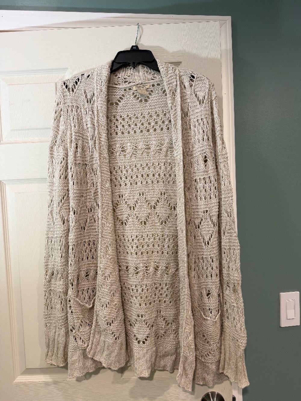 Lucky Brand long sweater cardigan size large